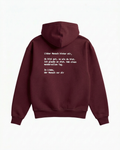 »Lieber Mensch hinter mir« Hoodie für Kinder | Burgundy