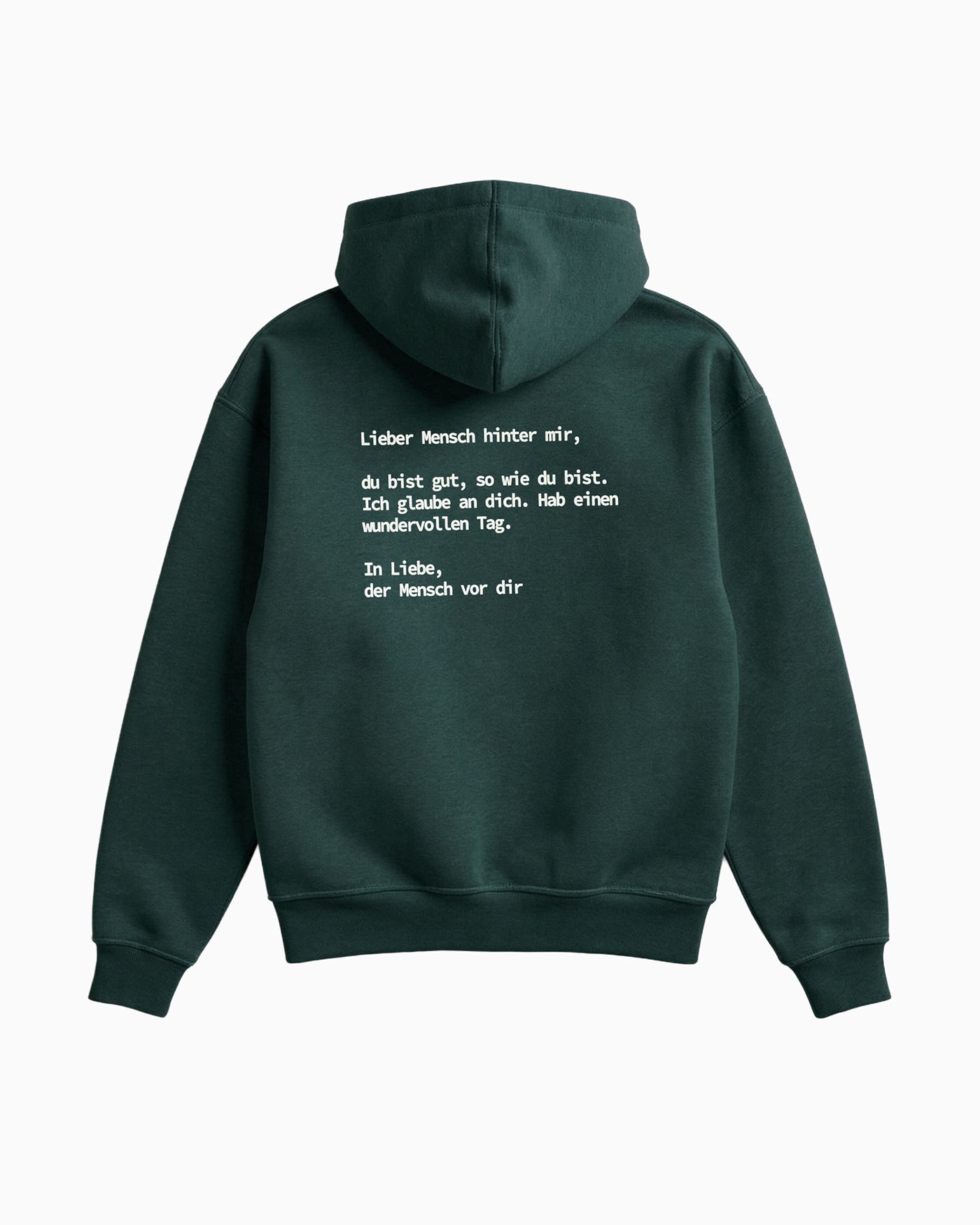 »Lieber Mensch hinter mir« Hoodie für Kinder