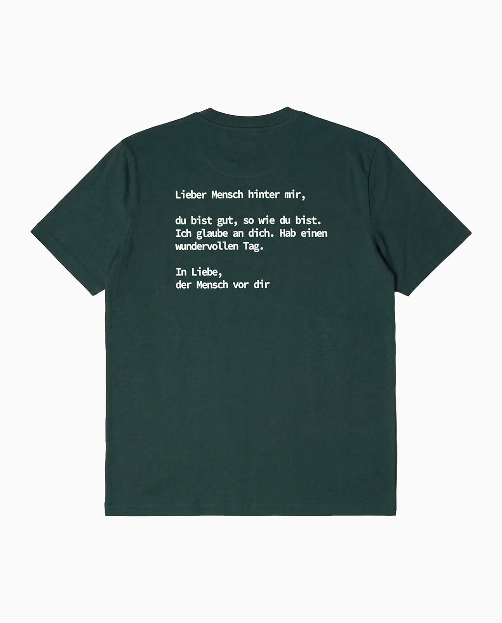 »Lieber Mensch hinter mir« T-Shirt für Kinder