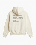 »Lieber Mensch hinter mir« Unisex Hoodie | Offwhite