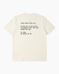 »Lieber Mensch hinter mir« Unisex T-Shirt | Offwhite